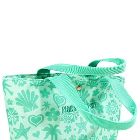 Pink Palm Puff Lunch Tote