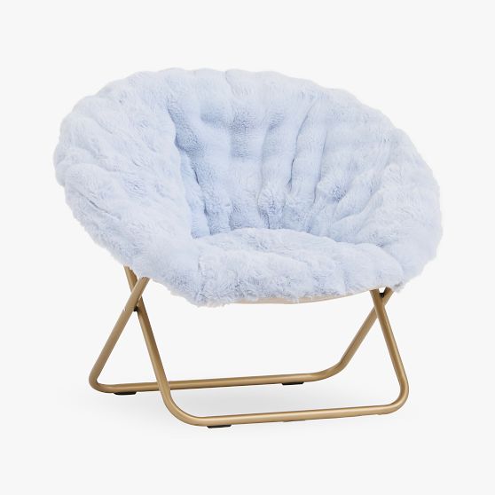 Hang-A-Round-Chair Marshmallow Fur Arctic Ice