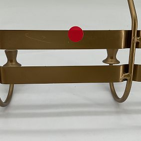 Open Box: Chris Loves Julia Hook Rack (22") - Antique Brass