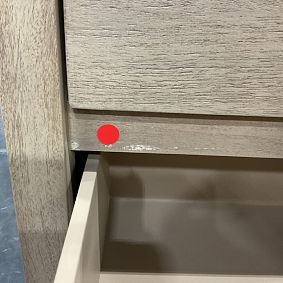 Open Box: Costa 6 Drawer Wide Dresser (56"W x 19"D) - Warm Sand
