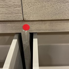 Open Box: Costa 6 Drawer Wide Dresser (56"W x 19"D) - Warm Sand