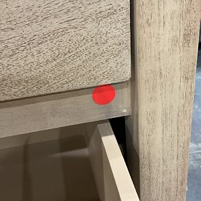 Open Box: Costa 6 Drawer Wide Dresser (56"W x 19"D) - Warm Sand