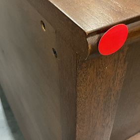 Open Box: Elsie Extra-Wide Dresser (49.5"W x 19.5"D) - Heritage Walnut