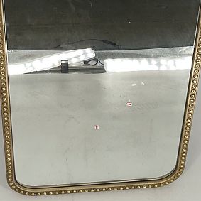 Open Box: LoveShackFancy Over The Door Mirror (19" x 50") - Gold