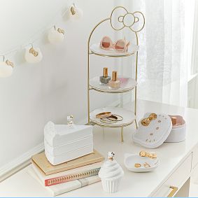 Hello Kitty<sup>&reg;</sup> Beaded Velvet Jewelry Box