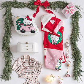 Hello Kitty® Gingerbread Fair Isle Pajama Set