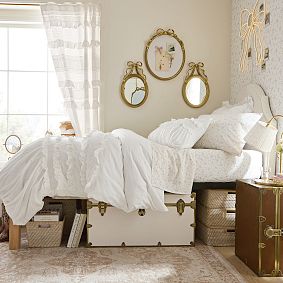 LoveShackFancy No Nails Oval Wall Mirror (21")