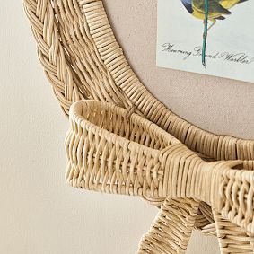 LoveShackFancy Rattan Bow Pinboard (18"x28")