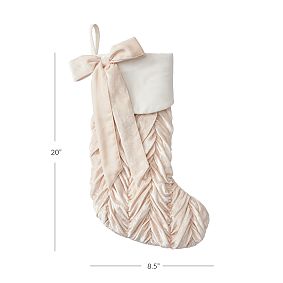 LoveShackFancy Ruched Velvet Stocking