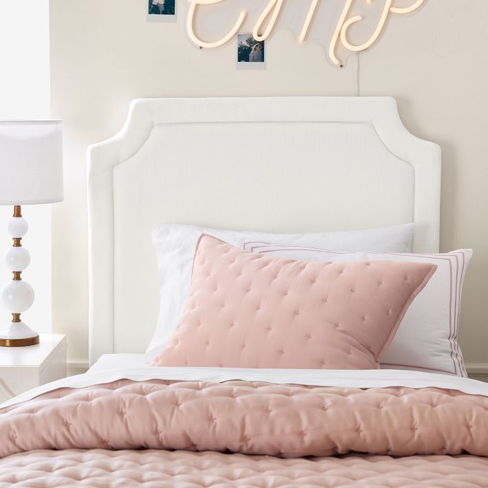 No Nails Auburn Tufted Headboard | Pottery Barn Teen