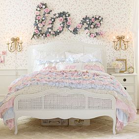 LoveShackFancy Bow Lumbar Pillow Cover