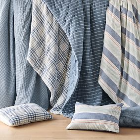 Washed Waffle Weave Duvet Cover