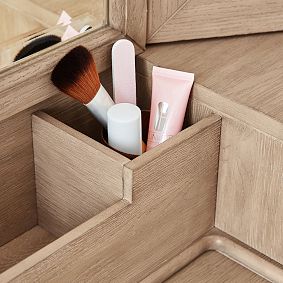 Chelsea Smart Storage Vanity Desk Super Set (54.5"w x 21.5"d)