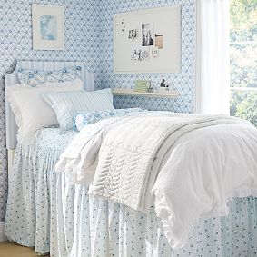 Hill House Home Stripe Trellis Euro Pillow Cover