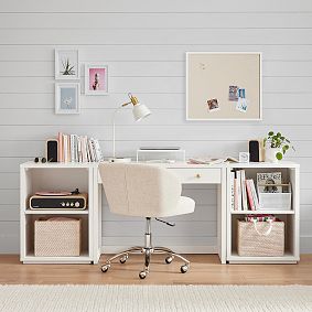 Keaton Writing Desk &amp; Bookcase Set (84"w x 17"d)