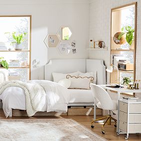 Smart Auburn Corner No Nails Dorm Headboard
