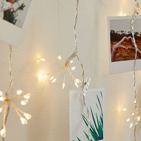 Starburst Curtain String Lights
