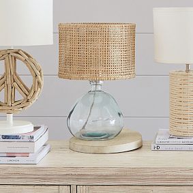 Woven Table Lamp (17")
