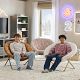 Video 1 for Himalayan Faux Fur Ivory Hang-A-Round Chair