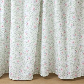 Hill House Home Clematis Scallop Floral Vaulted Bed Skirt