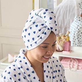 Roller Rabbit Heart Hair Wrap