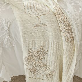 LoveShackFancy Hanukkah Heirloom Throw