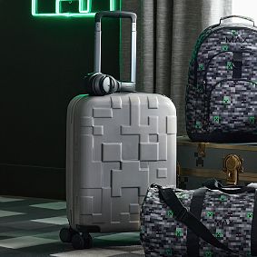 Minecraft Camo Hardsided Carry-On Luggage