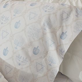LoveShackFancy Hanukkah Organic Sheet Set