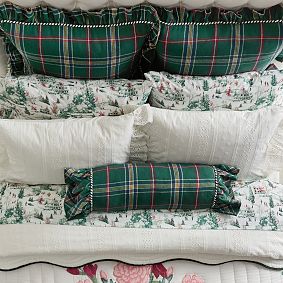 Hill House Home Festive Plaid Bolster