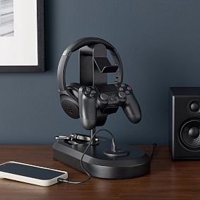 Gamer Desktop Organizer with USB A/C (6"x11")