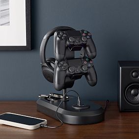 Gamer Desktop Organizer with USB A/C (6"x11")