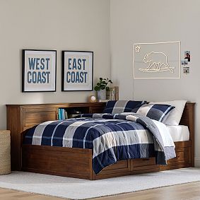 Hampton Corner Storage Bed