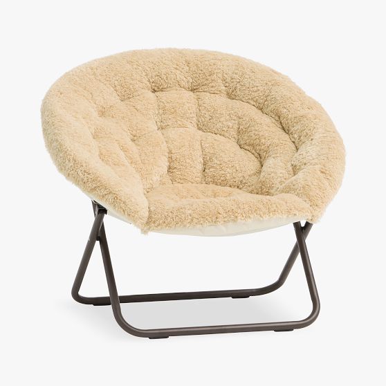 Hang-A-Round-Chair Faux Shearling Natural