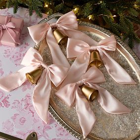 LoveShackFancy Bell Ornaments, Set of 4
