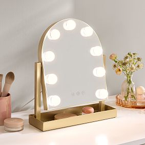 Marquee Mini LED Arched Vanity Mirror (12"x14.25")