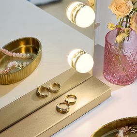 Rectangle Desktop Marquee LED Vanity Mirror 