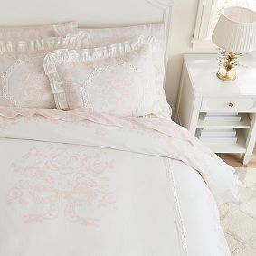 LoveShackFancy Bandana Toile Duvet Cover
