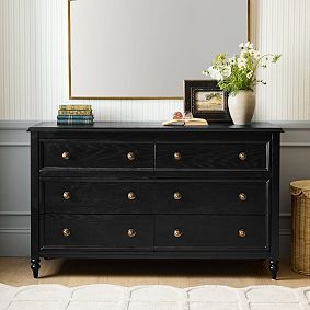 Chris Loves Julia Turned Wood 6-Drawer Dresser (56w x 19d")