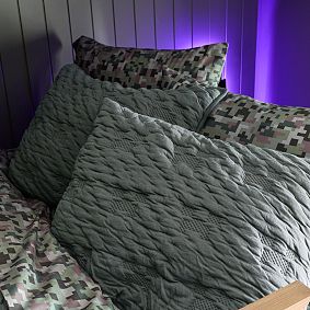Minecraft Creeper Camo Organic Sheet Set