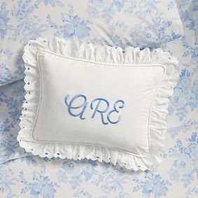 LoveShackFancy Bow Lumbar Pillow Cover