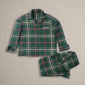 Hill House Home Festive Tartan Flannel Pajama Set