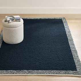 Theo Stripe Border Rug