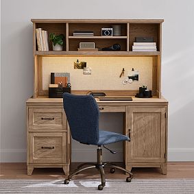Functional Light Up Desk Hutch (55"w x 11"d)