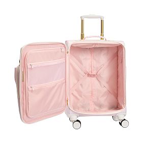 Le Petit Bow Pink Soft Sided Carry-On Luggage