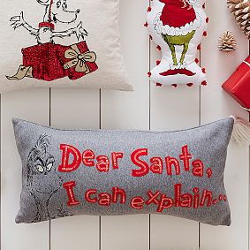 Dr. Seuss's The Grinch<sup>&trade;</sup> Dear Santa Pillow Cover