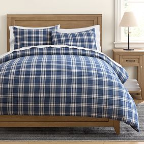 Hugo Plaid Duvet Cover