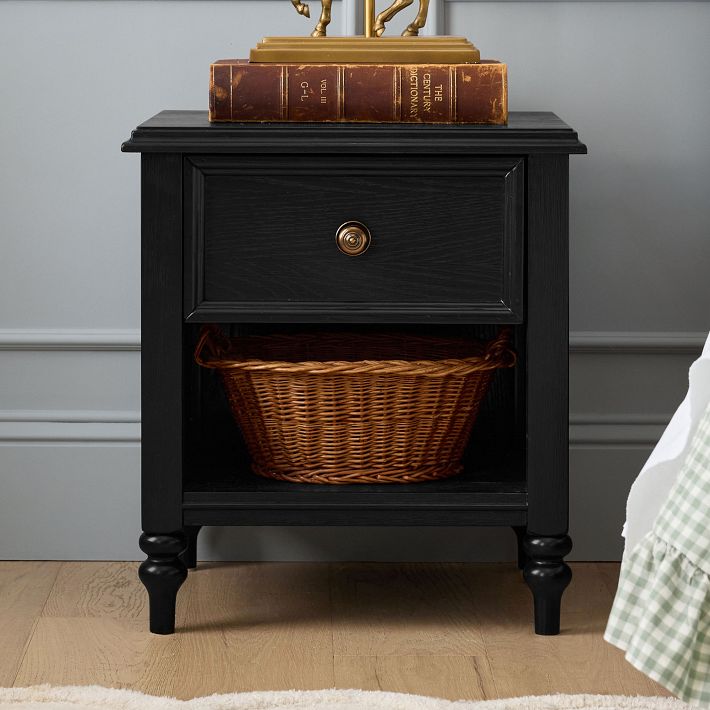 Chris Loves Julia Turned Wood Nightstand (20