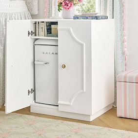 Dorm Polished Mini Fridge Cabinet (30")