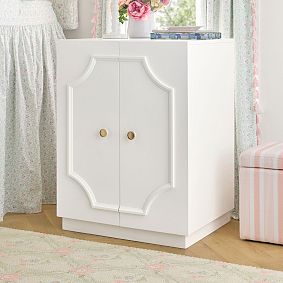Dorm Polished Mini Fridge Cabinet (30")