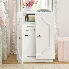 Dorm Polished Mini Fridge Cabinet (30")